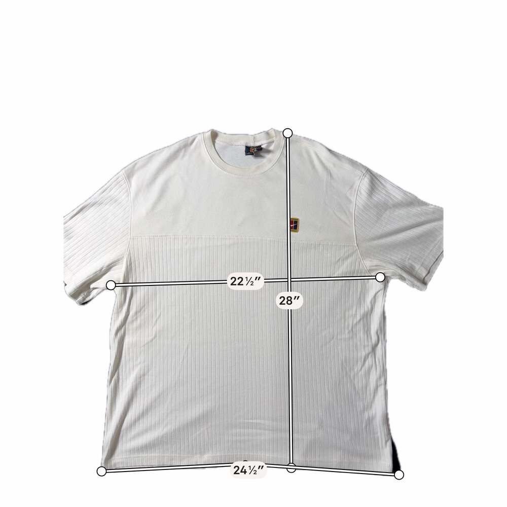 NikeCourt Heritage Ribbed Panel Tennis T-Shirt - Picture 6 of 10